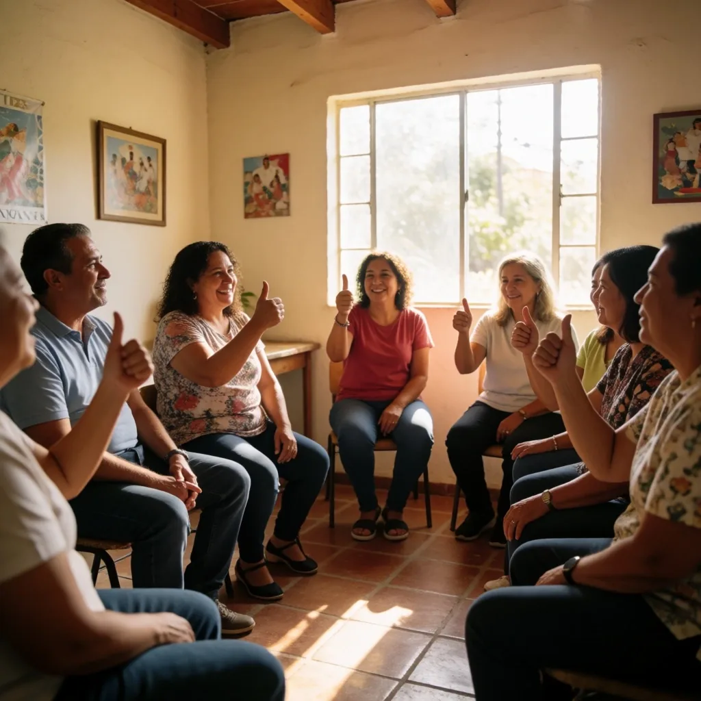 Práctica de enfoque cercano-lejano en círculo
